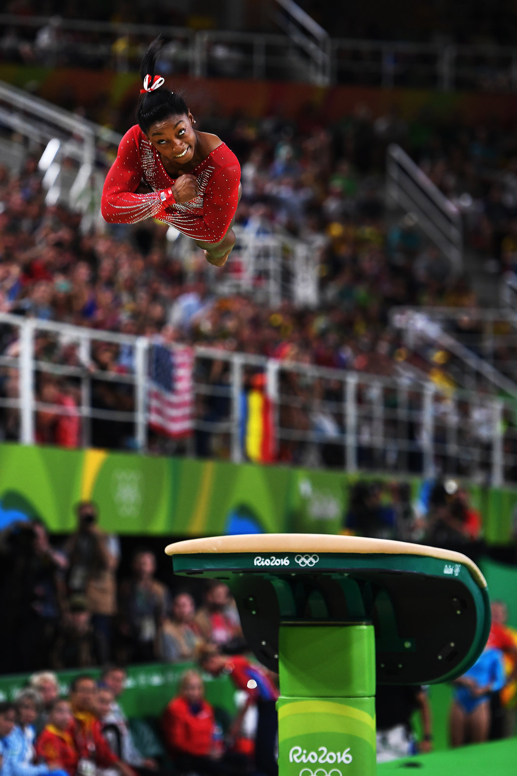 Simone Biles Leaps Into History As 1st American Woman To Win Olympic Gold In Vault Competition Good Black News