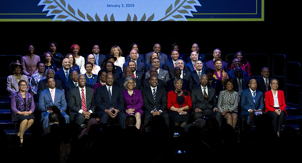 The Congressional Black Caucus Sworn In Today With More Than 50 Members ...